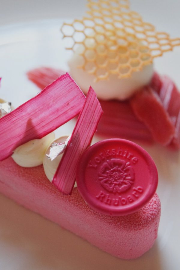 wax seal on white chocolate